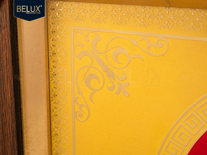 Tranh chữ Trí Đức bằng đồng 45x30cm thiết kế theo yêu cầu